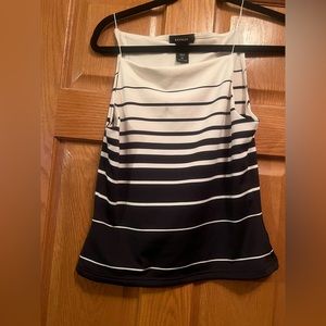 New Express Black and White striped tank top. Size medium(4).